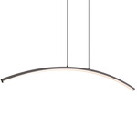 Sway Curved Color-Select Linear Pendant - Black / White