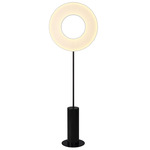 Iris Totem Floor Lamp - Black Marble / White