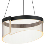 Sonata Pendant - Black / Clear