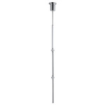 Dorian Pendant - Polished Chrome / White Acrylic