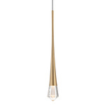 Pierce Pendant - Gold / Clear