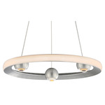 Nodes Color-Select Pendant - Brushed Aluminum