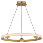Nodes Color-Select Pendant - Gold