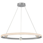 Nodes Color-Select Pendant - Brushed Aluminum