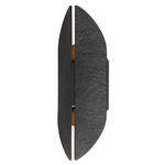 Tectonic Outdoor Wall Light - Black / Antique Brass