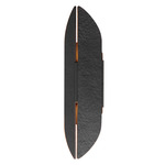Tectonic Outdoor Wall Light - Black / Antique Brass