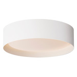 Echo Color-Select Ceiling Flush Light - White / White / White Acrylic