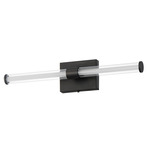 Fuse Color-Select Bathroom Vanity Light - Black / Clear / White