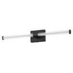 Fuse Color-Select Bathroom Vanity Light - Black / Clear / White