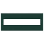 Adorne Plastic Screwless Wall Plate with Microban - Evergreen