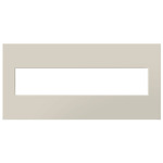 Adorne Plastic Screwless Wall Plate with Microban - Oatmeal