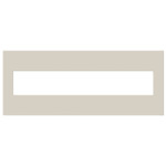 Adorne Plastic Screwless Wall Plate with Microban - Oatmeal