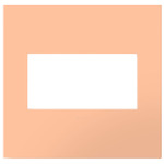 Adorne Plastic Screwless Wall Plate with Microban - Peachy