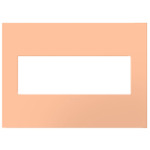 Adorne Plastic Screwless Wall Plate with Microban - Peachy