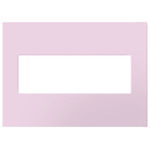 Adorne Plastic Screwless Wall Plate with Microban - Rosa