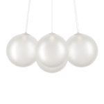 Random Cloud Chandelier - Matte White / Frosted White