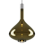 Sky Fall Suspension - Chrome / Golden Sage