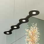 Flat Linear Pendant - Black Anodized Aluminum
