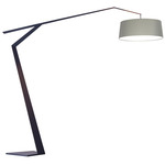 Grus Floor Lamp - Black / Sage