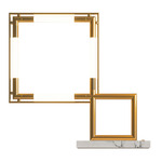 Quadro Table Lamp - Gold
