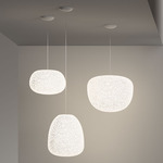Sumo Pendant - Matte White / White