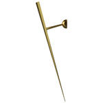 Trylon Wall Sconce - Painted Gold