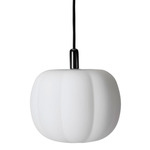 Pepo Pendant - Smoke / Opal White
