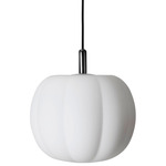 Pepo Pendant - Smoke / Opal White