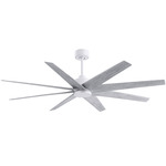 Ariella Ceiling Fan - Matte White / Barn Wood Tone