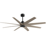 Ariella Ceiling Fan - Matte Black / Gray Ash Tone