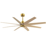 Ariella Ceiling Fan - Brushed Brass / Light Maple Tone
