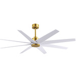 Ariella Ceiling Fan - Brushed Brass / Matte White