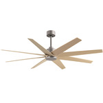 Ariella Ceiling Fan - Brushed Nickel / Light Maple Tone