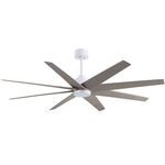 Ariella Ceiling Fan - Matte White / Brushed Nickel