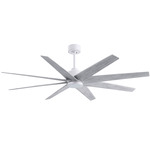 Ariella Ceiling Fan - Matte White / Barn Wood Tone
