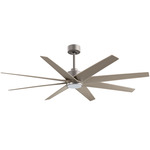 Ariella Ceiling Fan - Brushed Nickel / Gray Ash Tone