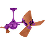 Italo Ventania Wood Ceiling Fan - Ametista / Mahogany Tone