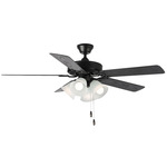 Basic Max LED Ceiling Fan - Frosted