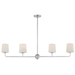 Bristol Linear Pendant - Satin Nickel / Satin White