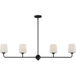 Bristol Linear Pendant - Anthracite / Satin White