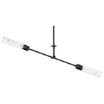 Equilibrium Linear Pendant - Black / Clear