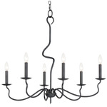 Padrona Chandelier - Black Oxide