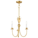 Paloma Chandelier - Gold Leaf
