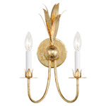 Paloma Wall Sconce - Gold Leaf