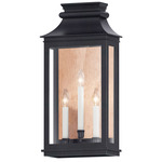Savannah VX Outdoor Wall Light - Black Oxide / Antique Copper / Clear