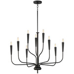 Vela Chandelier - Black