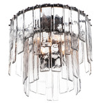 Warren Convertible Semi Flush Ceiling / Pendant - Dark Bronze / Clear