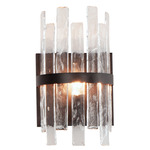 Warren Wall Sconce - Dark Bronze / Clear