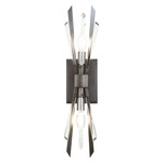 Elsa Wall Sconce - Graphite / Clear