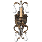 Metropolitan Crystal Wall Sconce - Antique Bronze Patina / Clear
